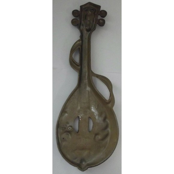Vintage 1976 Sexton 17" Mandolin Metal Wall Hanger art decor musical instrument - Picture 9 of 11